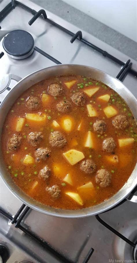 Mijote De Boulettes Aux Petits Pois Artofit