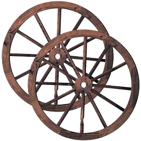 2pcs Wagon Wheel Decor Wooden Wagon Wheel Wall Decor Vintage Wagon ...