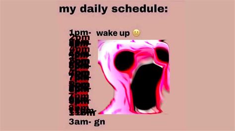 My Daily Schedule 1pm Wake Up Trending Images Gallery List View