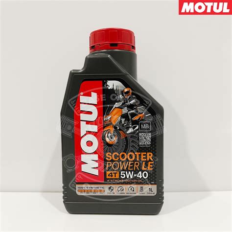 Jual MOTUL 4T SCOOTER POWER LE 5W 40 1L OLI MOTOR MATIC 100 ORIGINAL