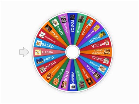 Bingo De Palavras Juninas Spin The Wheel