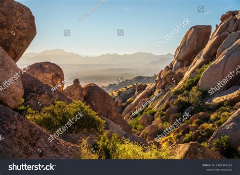 Sonoran Desert Scenes Mcdowell Mountains Scottsdale Stock Photo