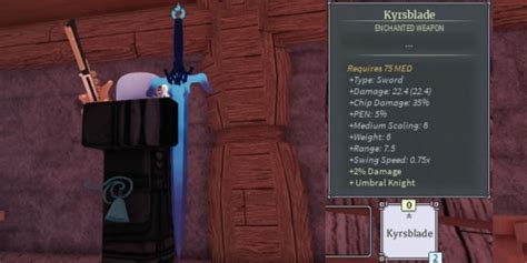 Beli Item Kyrsblade Enchanted Umbral Knight - Deepwoken Roblox ...