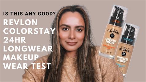 Revlon Colorstay Longwear Makeup Foundation Wear Test Nadia Vega