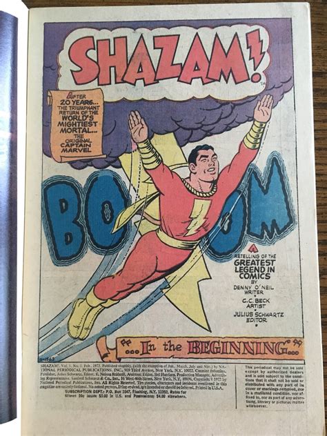 Captain Marvel's Adventures: Comic of the Week - Shazam! #1