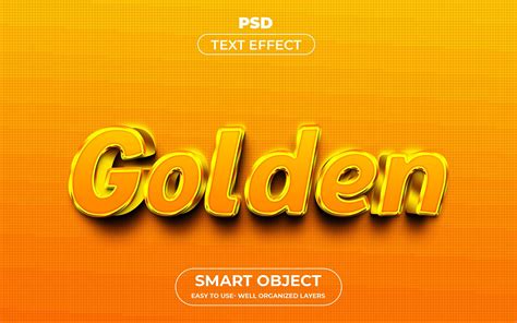 Golden 3d Editable Text Effect Style Graphic By Mdjahidul99519