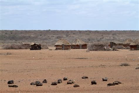 Traditional Houses and Villages in Africa Stock Image - Image of ...