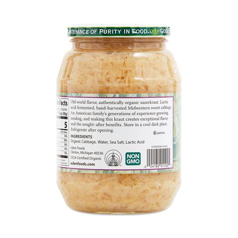 Organic Sauerkraut By Eden Foods Thrive Market