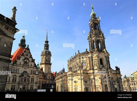 Dome Of The Hofkirche Church Hi Res Stock Photography And Images Alamy