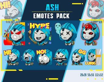 Mad Maggie Apex Legends Emotes Twitch Emote Pack Streamer Emotes