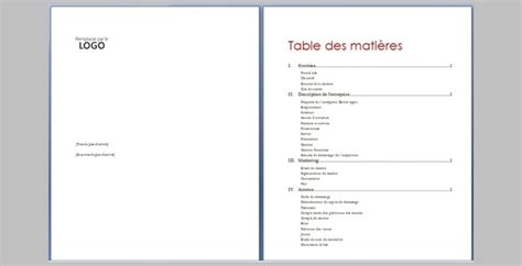 Exemples De Documents Présentation Dentreprise Exemple Word Hot Sex