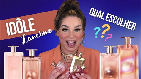 Idôle Lancôme Comparação Tradicional L Intense Aura Nectar