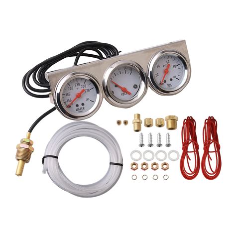 Buy CENTAURUS 3 In 1 Car Meter Auto Gauge Triple Gauge Kit Voltage