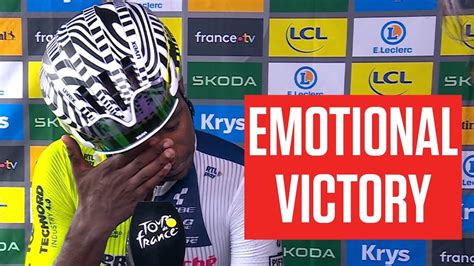 Biniam Girmay Overcome With Emotion After Historic Tour De France 2024