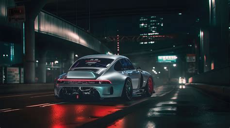 Futuristic Vibes Cyberpunk Porsche 4k Wallpaper,HD Cars Wallpapers,4k ...