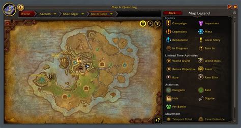 Map Legend Quest Log And Spellbook Ui Improvements In The War Within