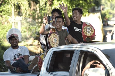 World Champ Ancajas Gets Hero S Welcome As Panabo Native Now Adopted