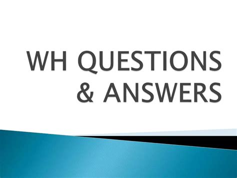 Wh Questions English Conversation Groups Ppt