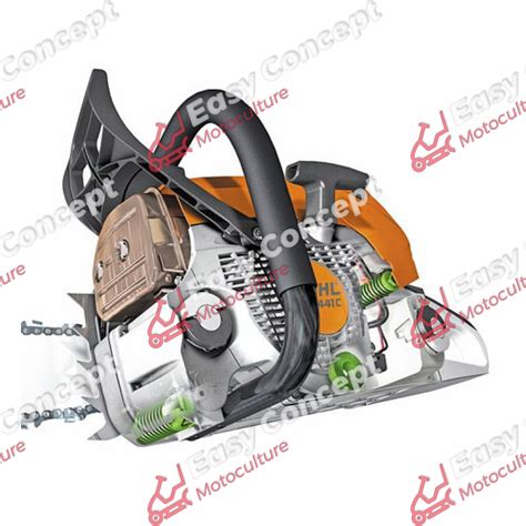 TRONÇONNEUSE THERMIQUE STIHL MS 162 C BE GUIDE 35 CM REF 11482000003