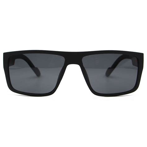 Mens Black Polarized Sunglasses