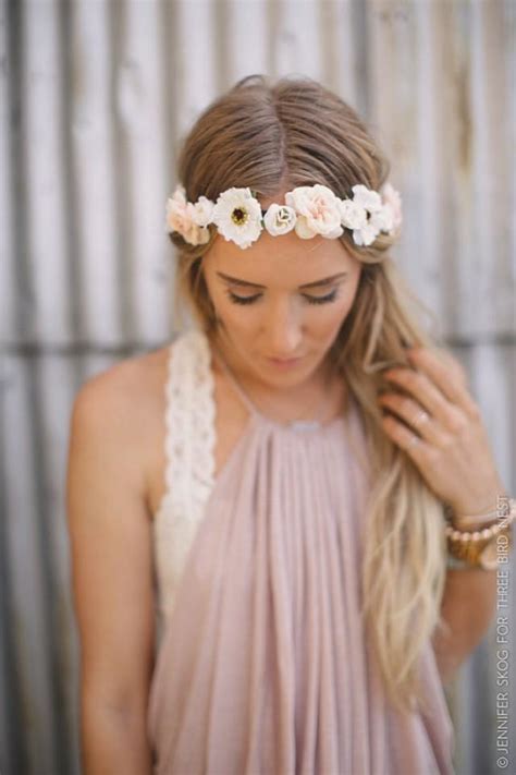 Romantic Floral Boho Head Piece Flower Crown Boho Flower Headband