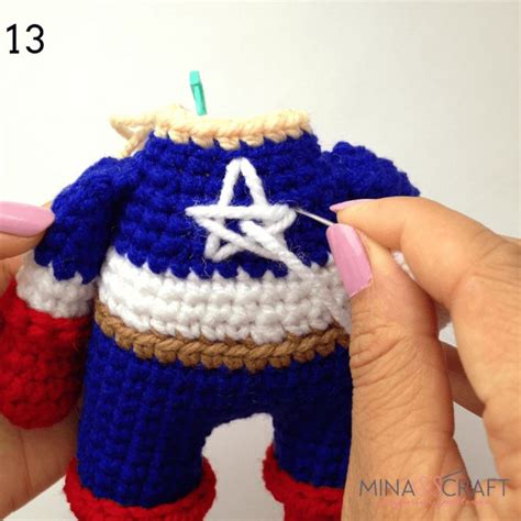 Captain America Amigurumi Minasscraft Patrones Amigurumis Crochet