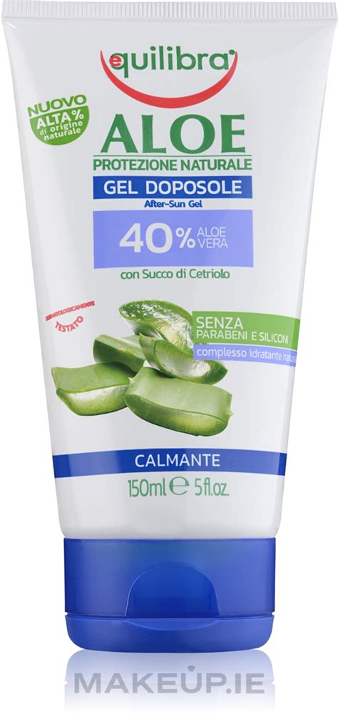 Equilibra Sun Aloe Gel After Sun Tube Soothing After Sun Gel Makeup Ie