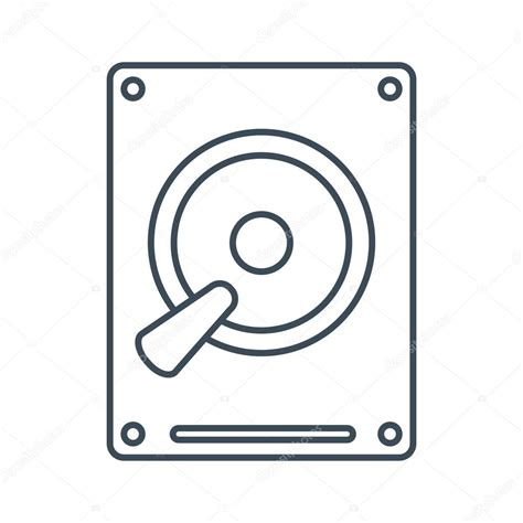 Hard Drive Icon Vector 250950 Free Icons Library