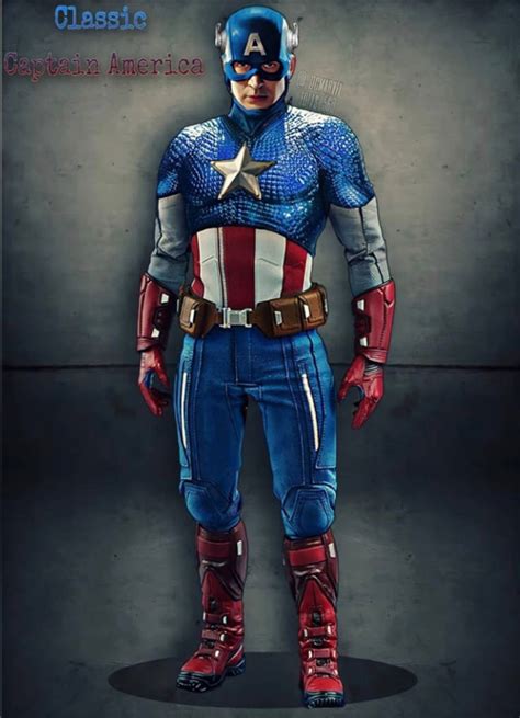 Mcu Captain America Classic Suit Edit By Dcm560 By Tytorthebarbarian On Deviantart