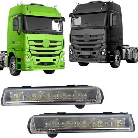 Farol Auxiliar Milha Drl Led New Actros Novo