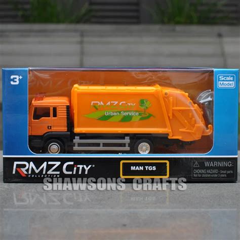 1:60 DIECAST METAL MAN GARBAGE TRUCK VEHICLE MODEL DUMPCART REPLICA-in Diecasts & Toy Vehicles ...