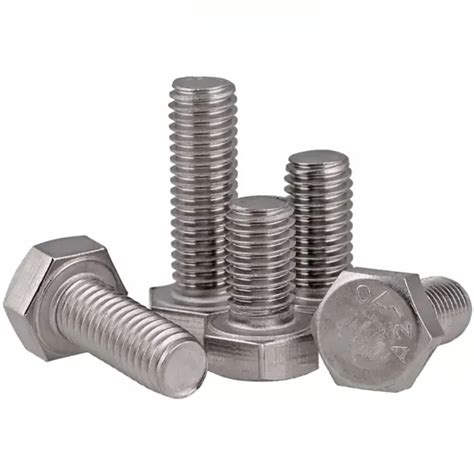 M M Hexagon Bolts Head Fully Threaded Set Hex Screws A Stainless