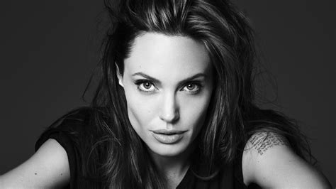 Angelina Jolie Actress Face Hd Wallpaper Rare Gallery