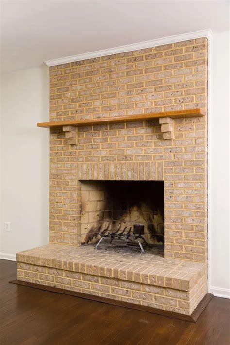 How to Paint a Brick Fireplace - Kippi at Home