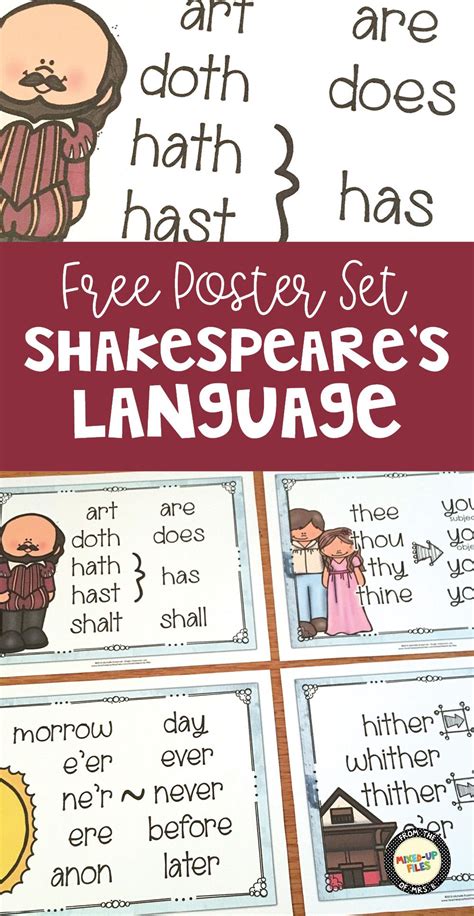 Teaching A Shakespeare Play Or Poem Make A Bulletin Board Or Word Wall For Your Middle School