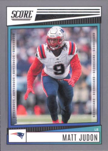 2022 Score Scorecard 288 Matt Judon New England Patriots Nfl Football Nm Mt Ebay