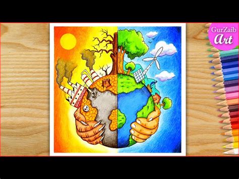 How To Draw Save Earth Step By Step - Infoupdate.org