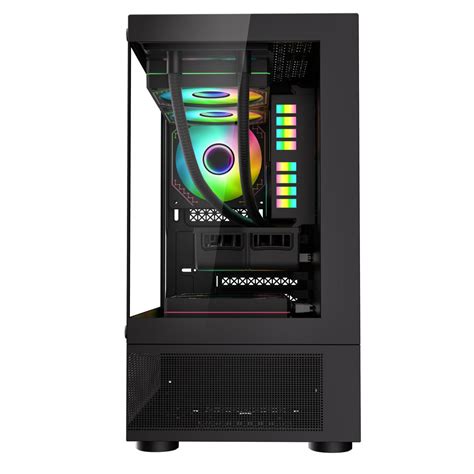 Coolman Reyna Black MATX Case Only WIND NET Computers