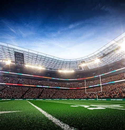 Premium Photo American Football Soccer Stadium Estadio De Futbol