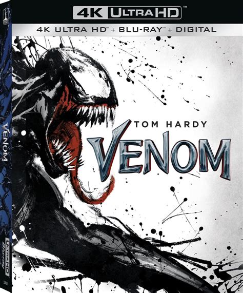 VENOM Digital 4K Ultra HD Combo Pack Blu Ray Combo Pack And DVD