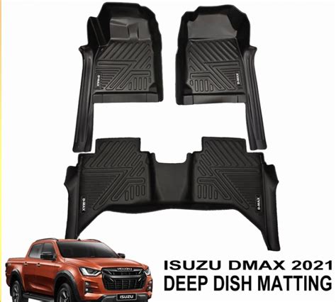 Isuzu Dmax 2021 To 2023 OEM TPE EXCELLENT Deep Dish Matting PREMIUM