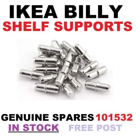 Ikea Billy Shelf Supports Pins Fixings Pegs Metod Utrusta