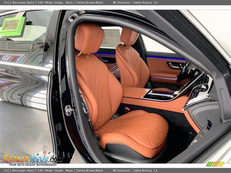 Sienna Brown Black Interior 2021 Mercedes Benz S 580 4matic Sedan Photo 5