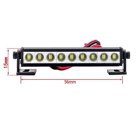 Mm Barre Lumineuse Led Super Brillante Pour Voiture Rc Lampe De