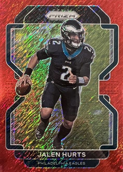 Jalen Hurts Prizm Fotl Red Shimmer Price Guide Sports