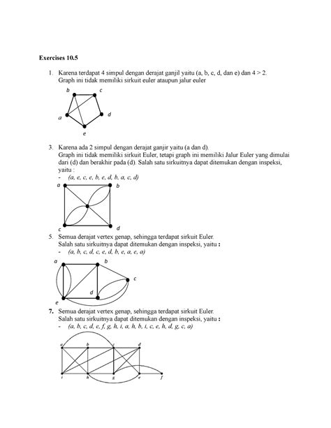 Soal Matematika Diskrit Mencari Rute Tercepat Dengan Graph Exercises