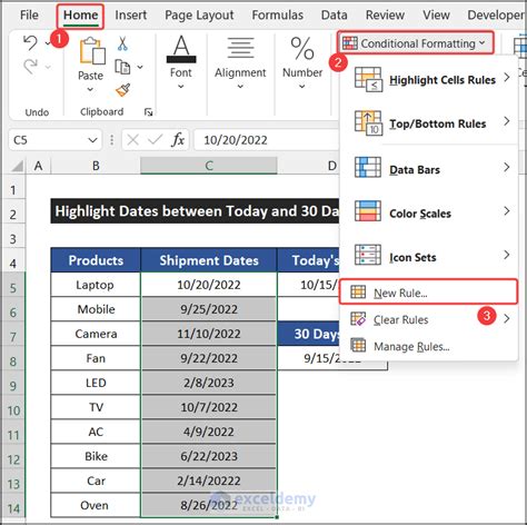 Apply Conditional Formatting For Dates Older Than Today In Excel