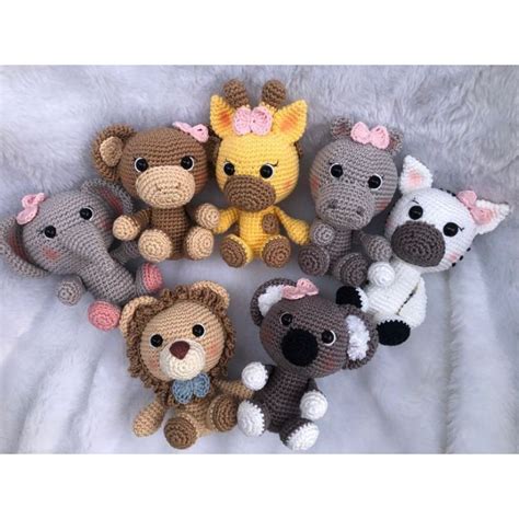 Safari Amigurumis Shopee Brasil