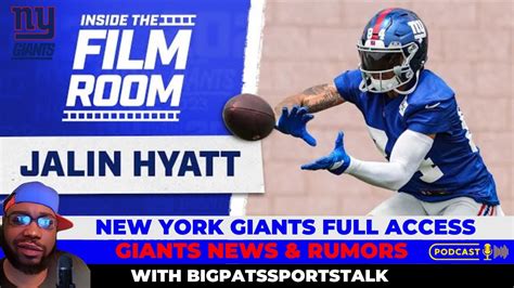 New York Giants Giants Rookie WR Jalin Hyatt Shows Explosiveness