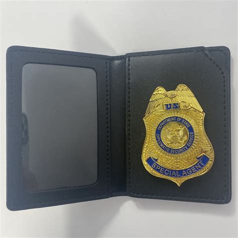 Dss Id Card Holder Id Card Wallet Fast And Furious Police Metal Etsy